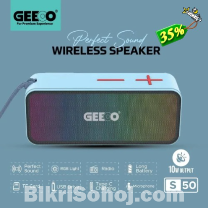 Geeoo S50 Rgb Wireless Speaker in Bangladesh